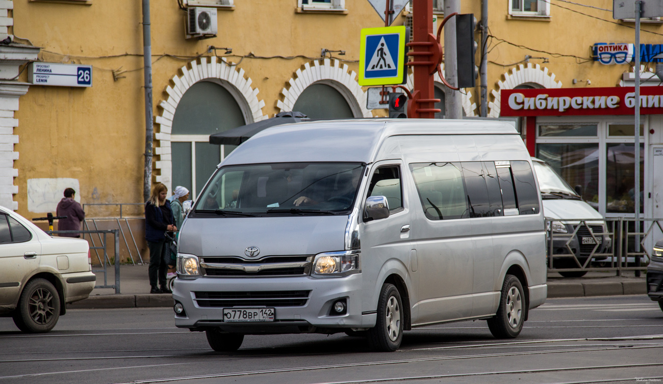 Кемеровская область - Кузбасс, Toyota HiAce KDH223L № О 778 ВР 142