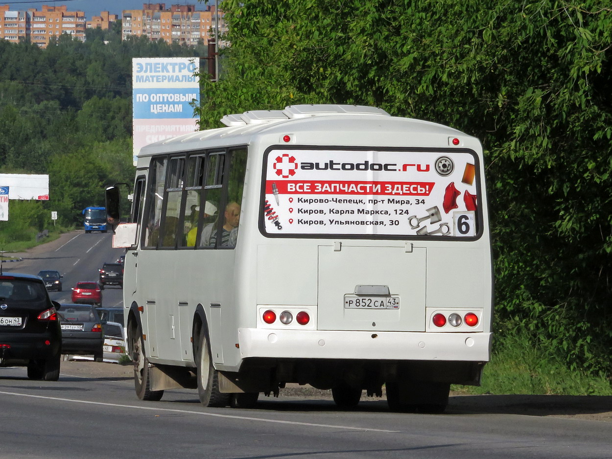 Кировская область, ПАЗ-4234-05 № Р 852 СА 43