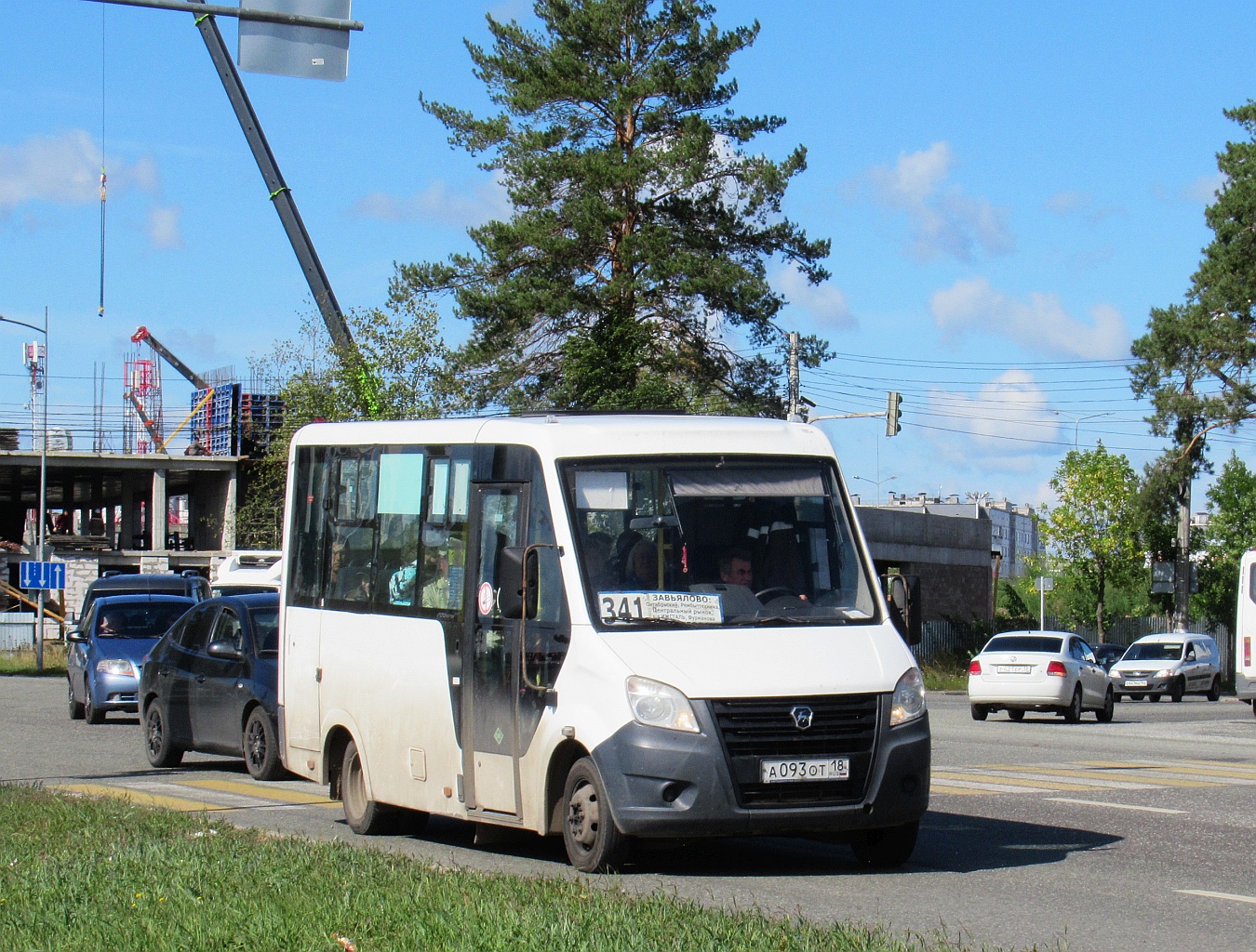 Удмуртия, ГАЗ-A63R45 Next № А 093 ОТ 18