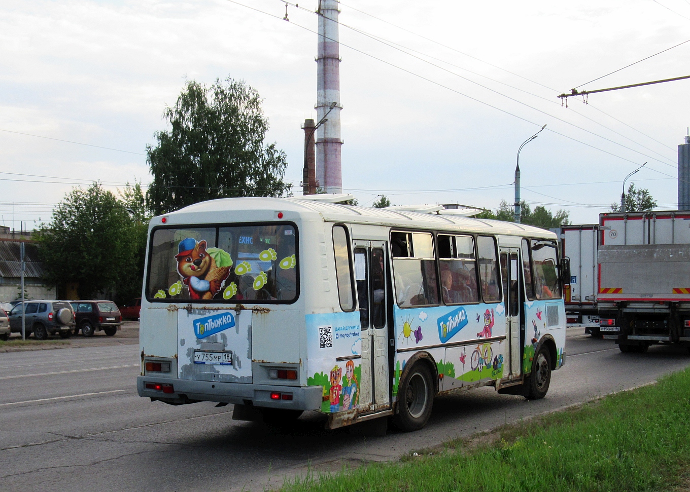 Удмуртия, ПАЗ-4234-05 № У 755 МР 18