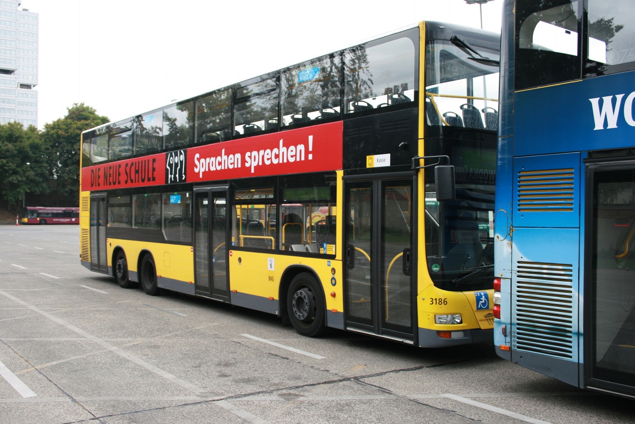 Берлин, MAN A39 Lion's City DD ND313 № 3186