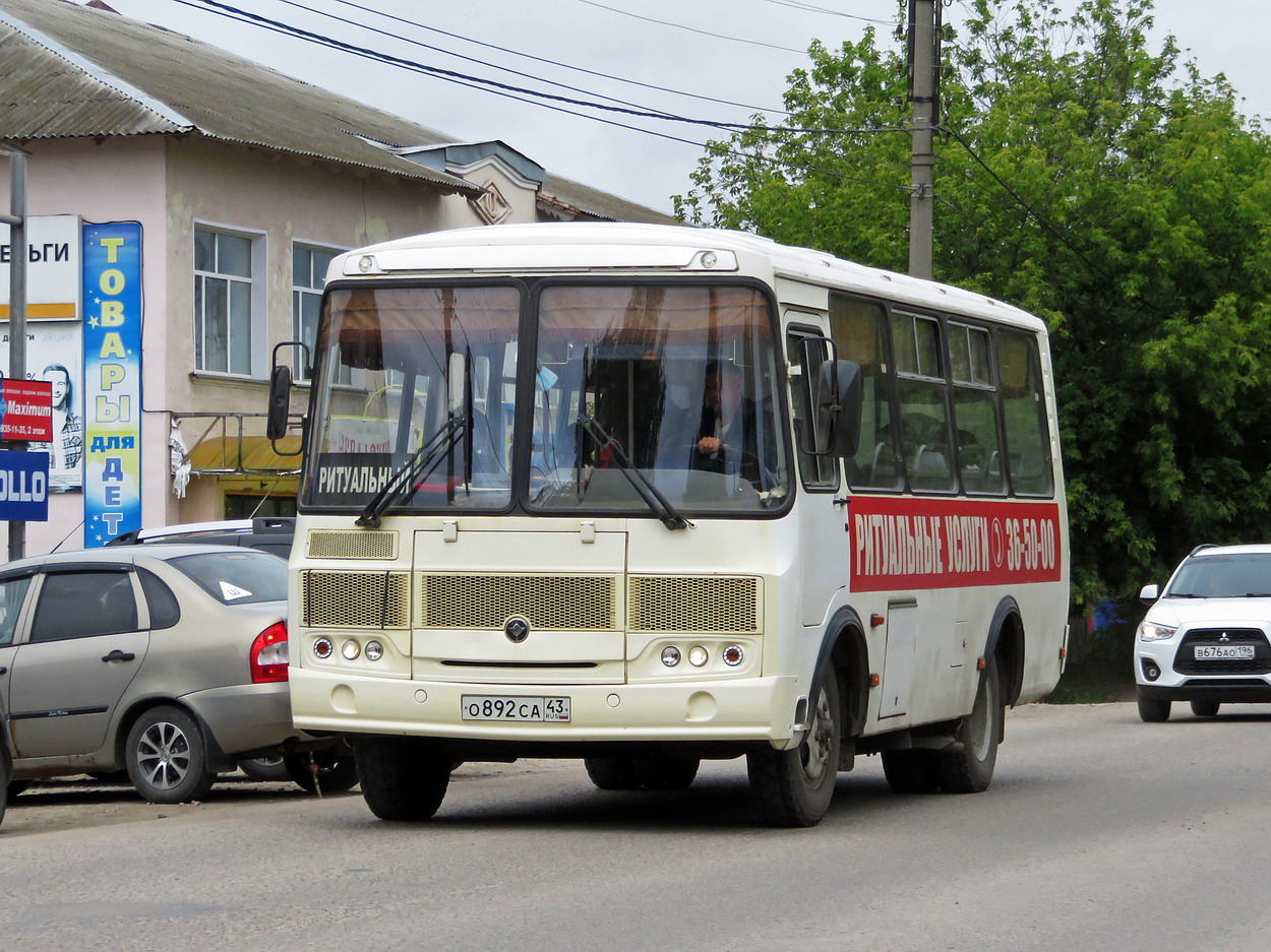 Кировская область, ПАЗ-32053-80 № О 892 СА 43