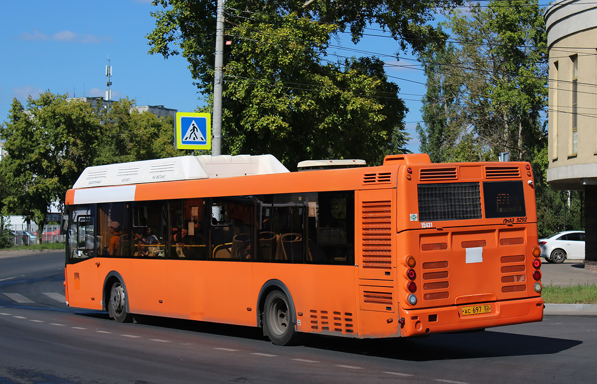 Нижегородская область, ЛиАЗ-5292.67 (CNG) № 15431