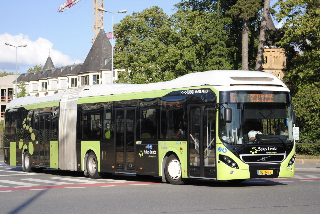Люксембург, Volvo 7900A Hybrid № 757