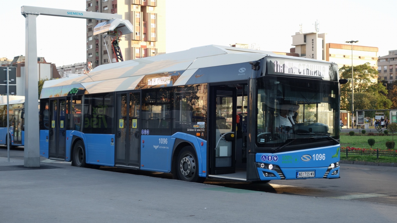 Сербия, Solaris Urbino IV 12 electric № 1096
