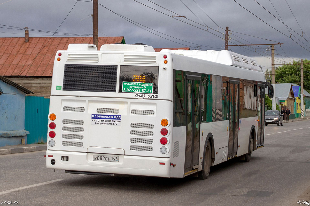 Саратовская область, ЛиАЗ-5292.67 (CNG) № В 882 ЕН 164