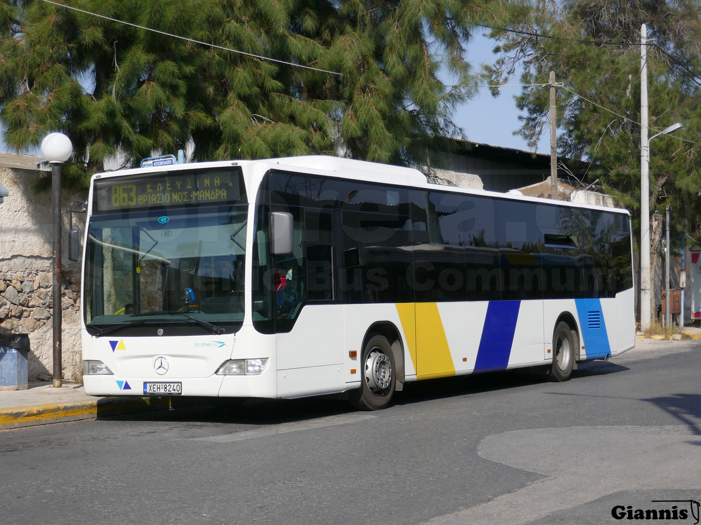 Греция, Mercedes-Benz O530LE Citaro facelift LE № 40 Греция, Mercedes-Benz O530LE Citaro facelift LE № 40