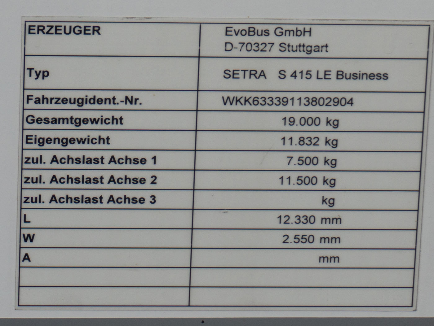 Австрия, Setra S415LE business № EU 990 DT