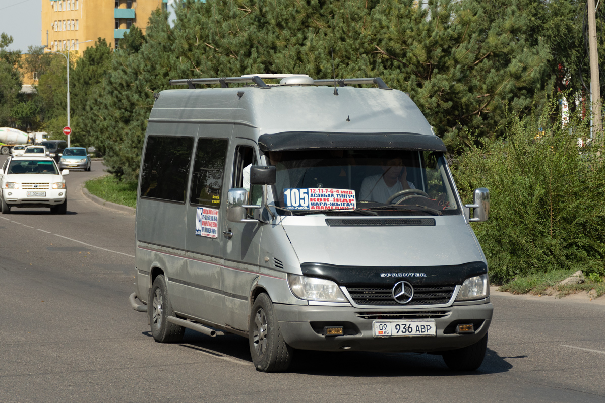 Кыргызстан, Mercedes-Benz Sprinter W903 311CDI № 09 936 ABP