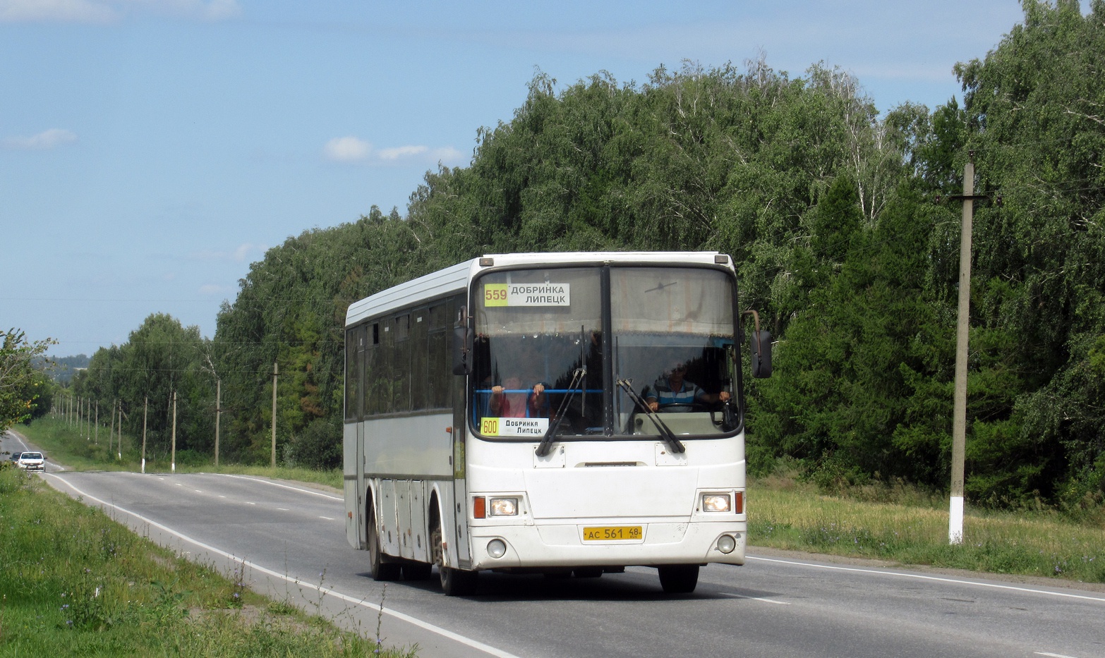 Липецкая область, ЛиАЗ-5256.34 (ГолАЗ) № АС 561 48