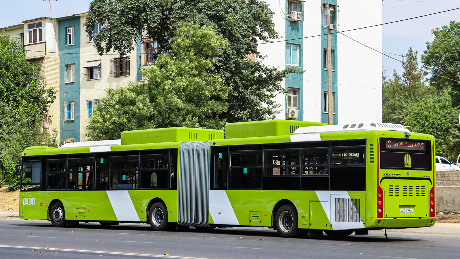 Узбекистан, King Long XMQ6180G № 04341