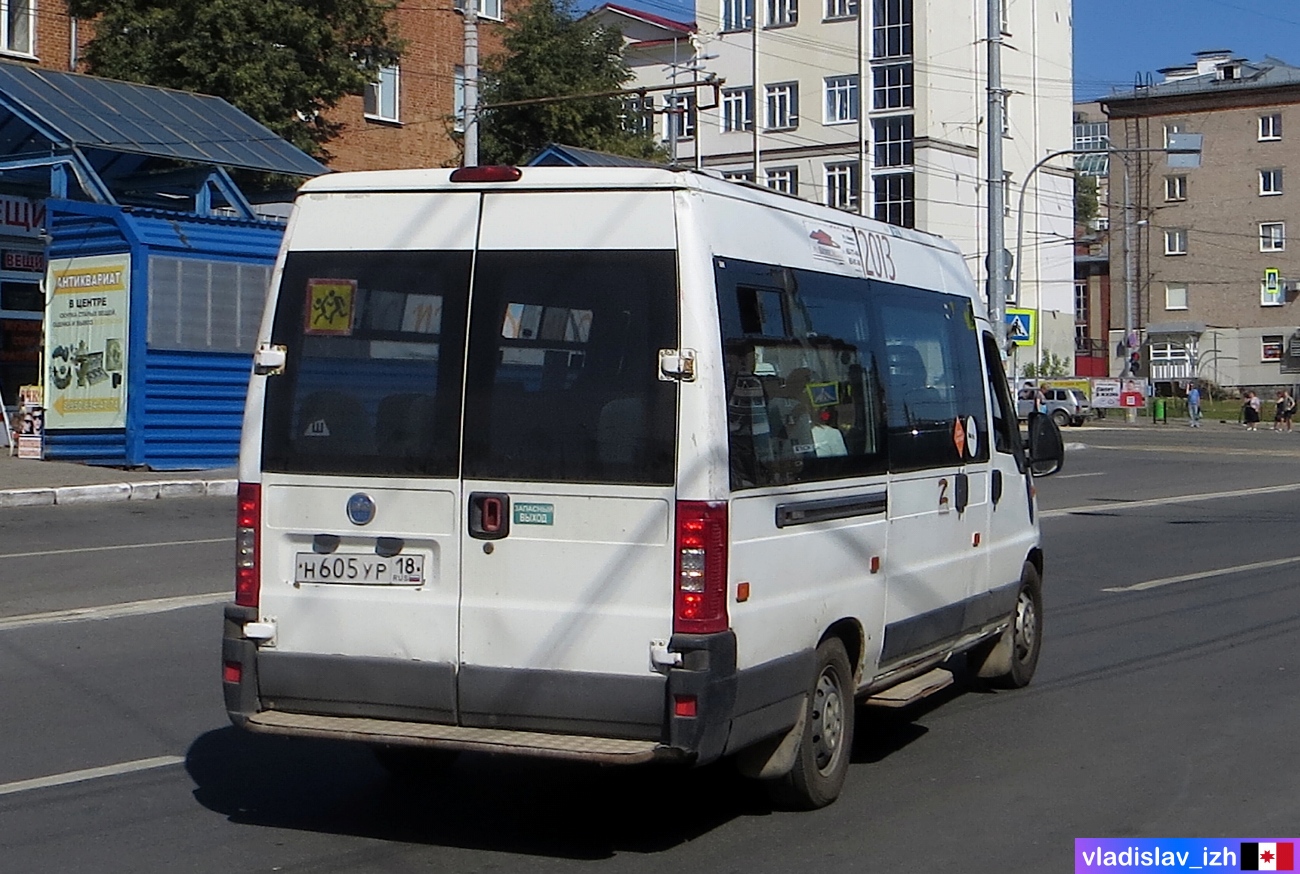Удмуртия, FIAT Ducato 244 CSMMC, -RT № Н 605 УР 18