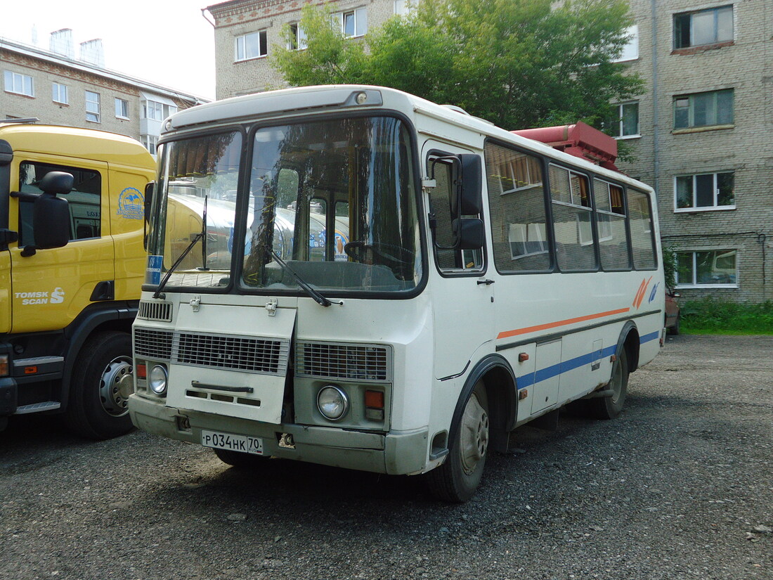 Томская область, ПАЗ-32054 № Р 034 НК 70