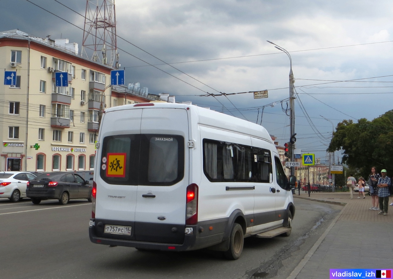 Удмуртия, Ford Transit FBD [RUS] (Z6F.ESG.) № Т 757 РС 18