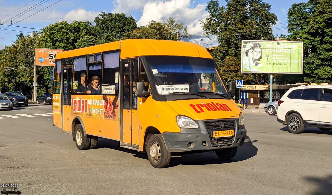 Полтавская область, Рута 25D № BI 4241 AA