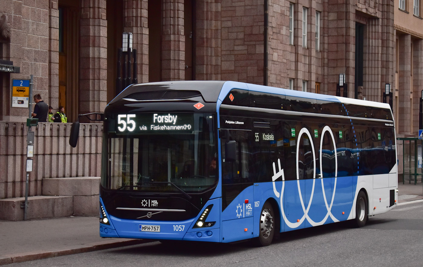 Финляндия, Volvo 7900E № 1057