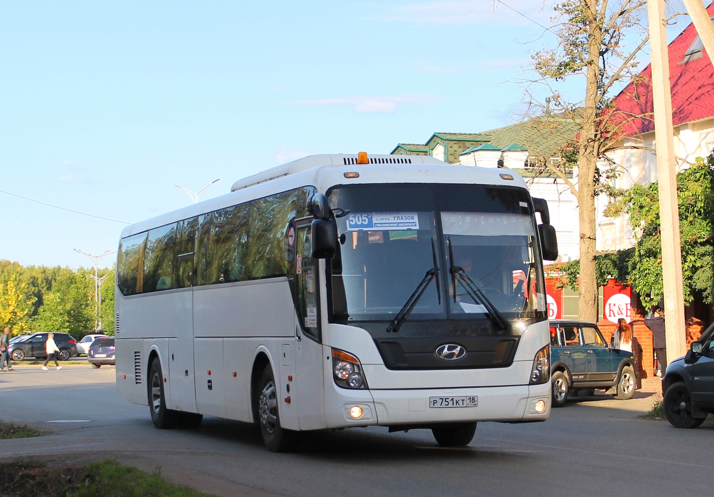 Удмуртия, Hyundai Universe Space Luxury № Р 751 КТ 18
