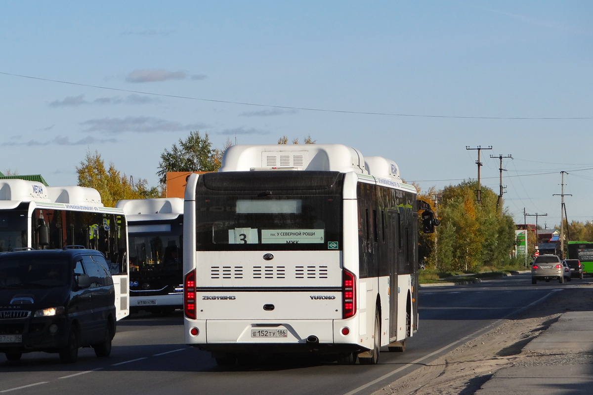 Ханты-Мансийский АО, Yutong ZK6116HG № Е 152 ТУ 186 Ханты-Мансийский АО, Yutong ZK6116HG № Е 152 ТУ 186