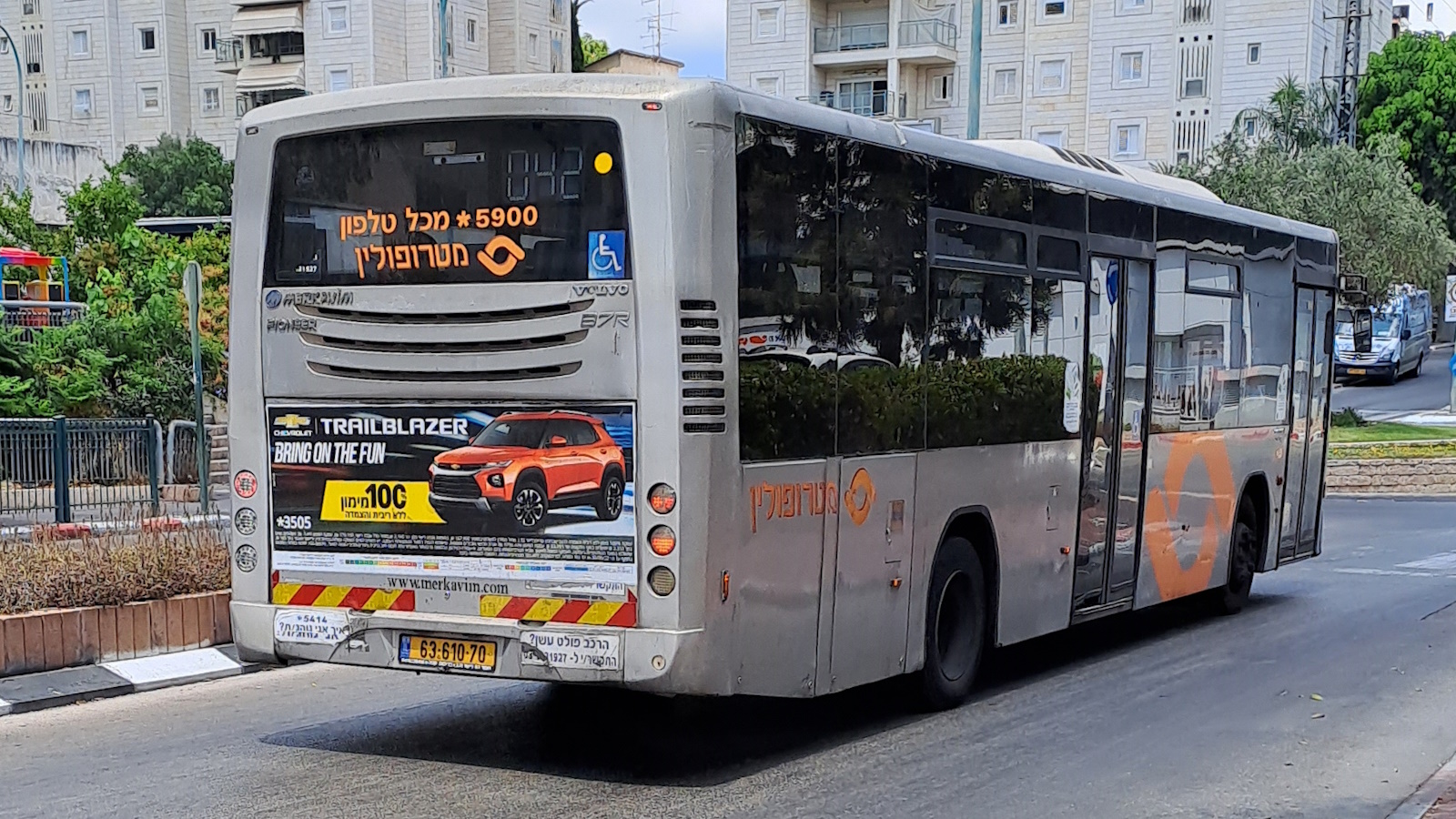 Израиль, Merkavim 3397 Pioneer № 63-610-70
