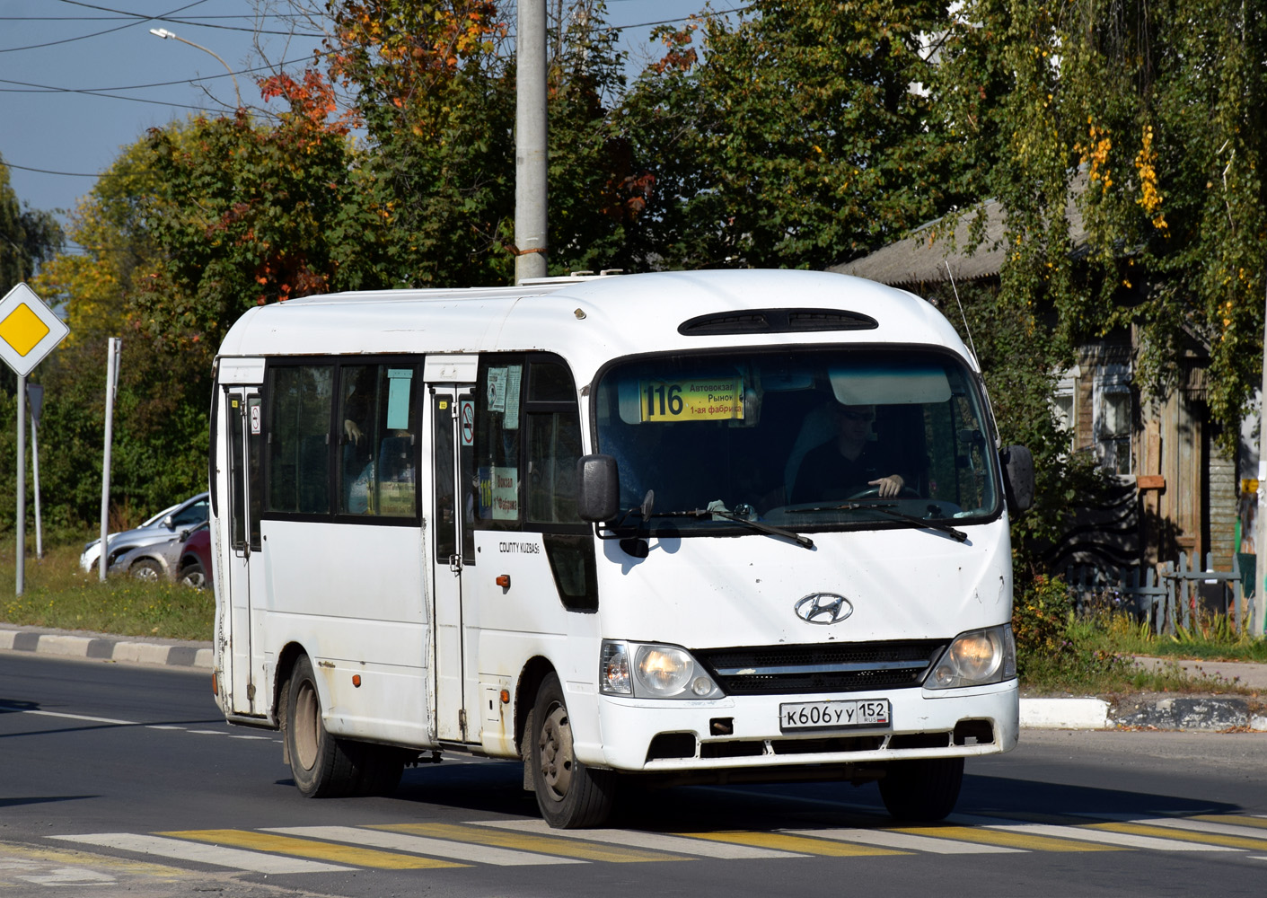 Нижегородская область, Hyundai County Kuzbass № К 606 УУ 152