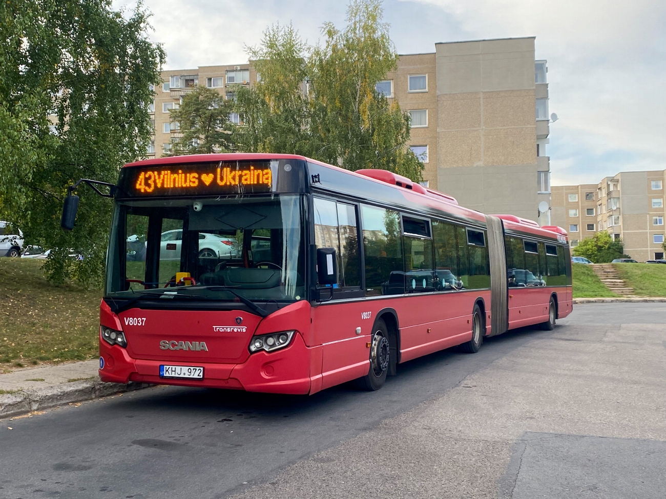 Литва, Scania Citywide LFA № V8037