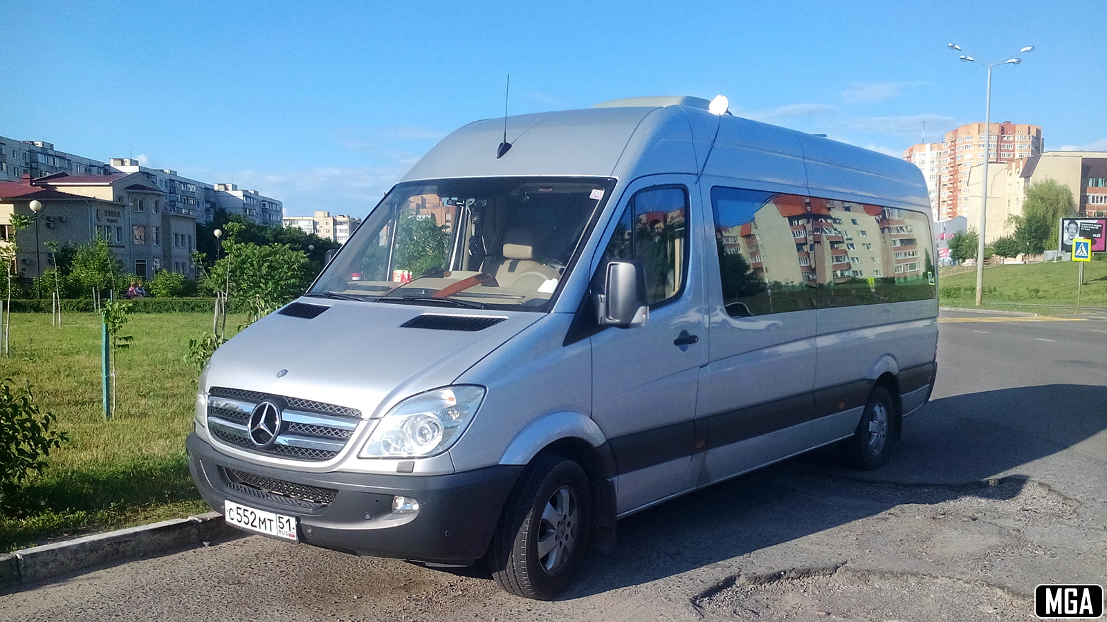Мурманская область, Mercedes-Benz Sprinter W906 315CDI № С 552 МТ 51