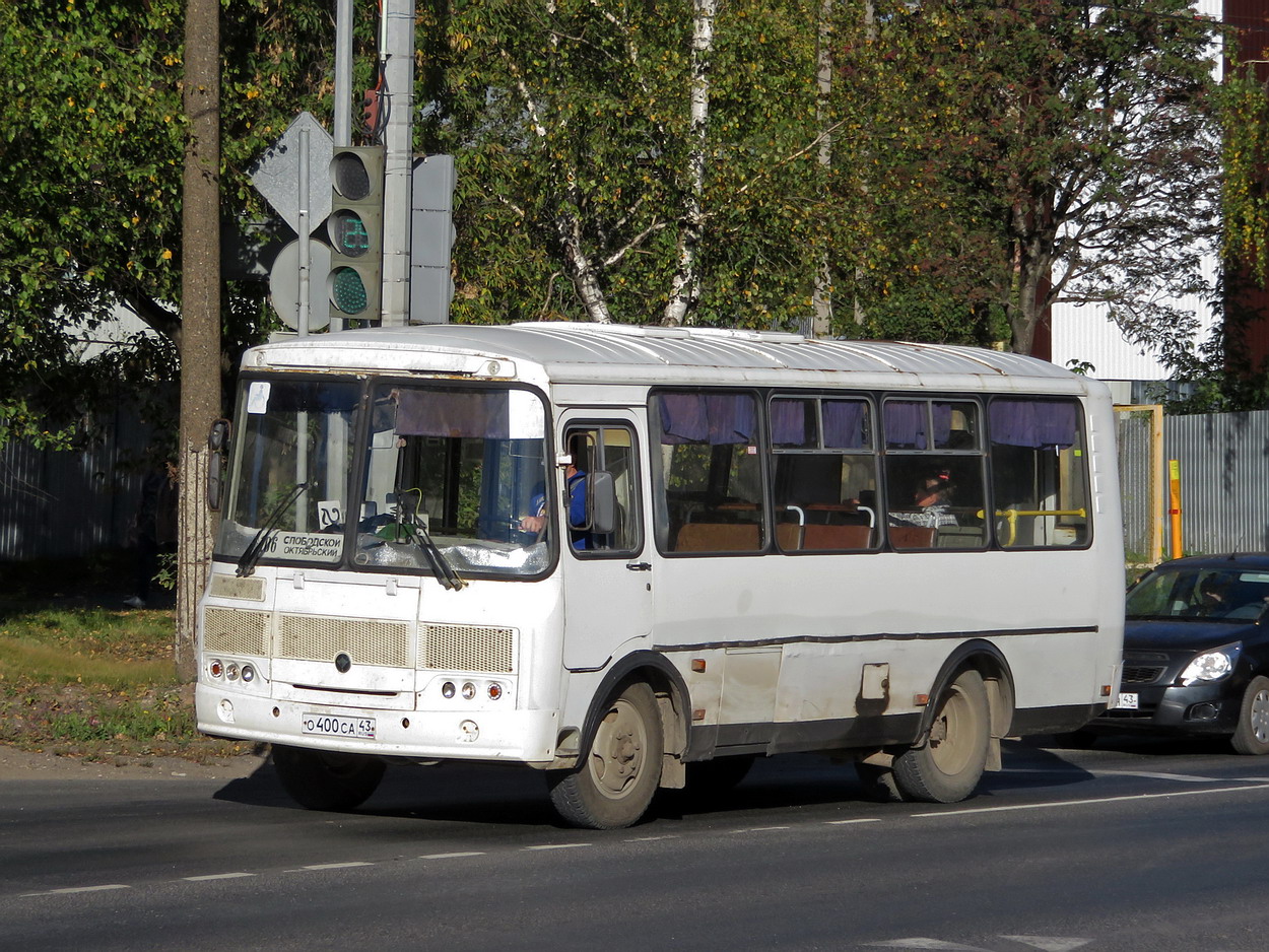 Кировская область, ПАЗ-32053-04 № О 400 СА 43