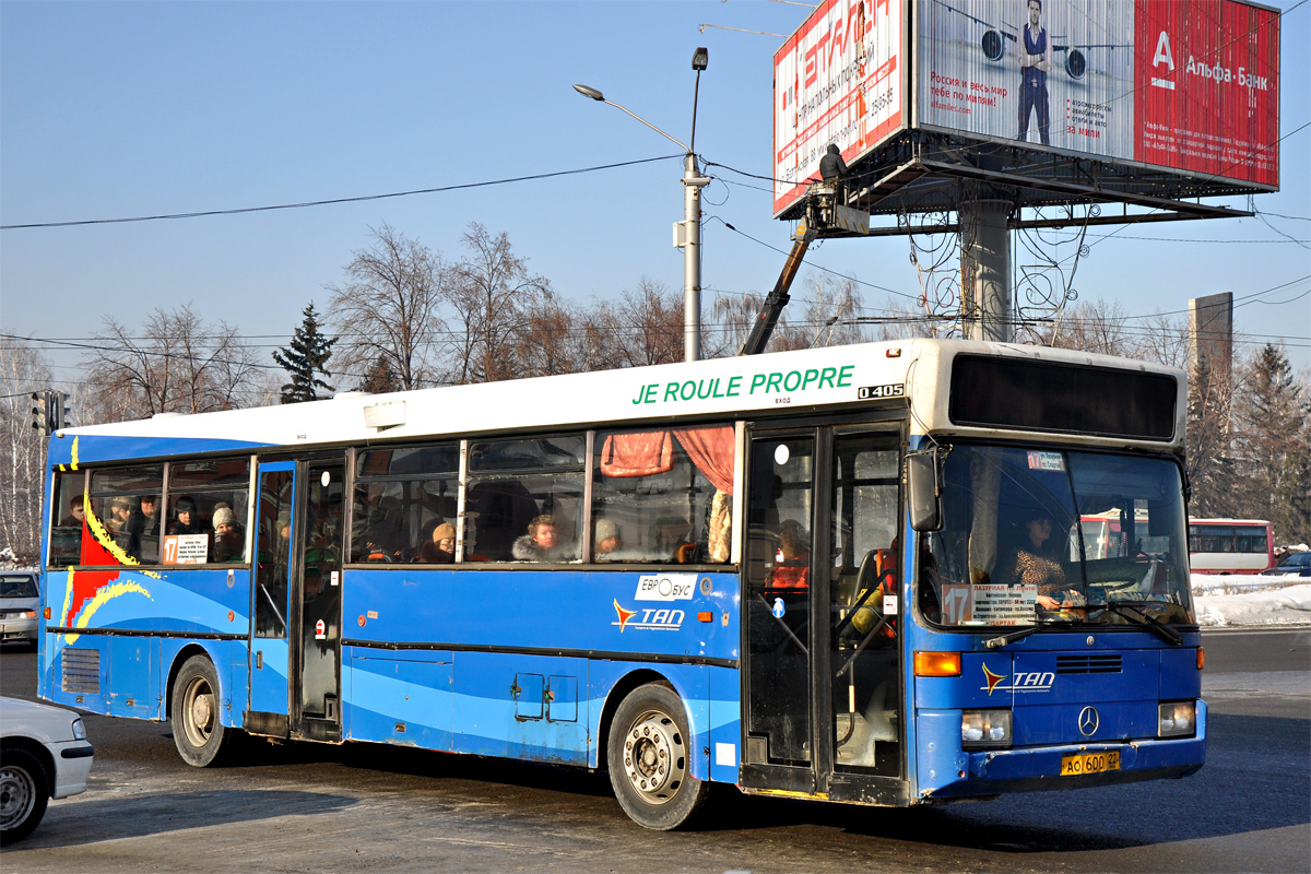 Алтайский край, Mercedes-Benz O405 № АО 600 22