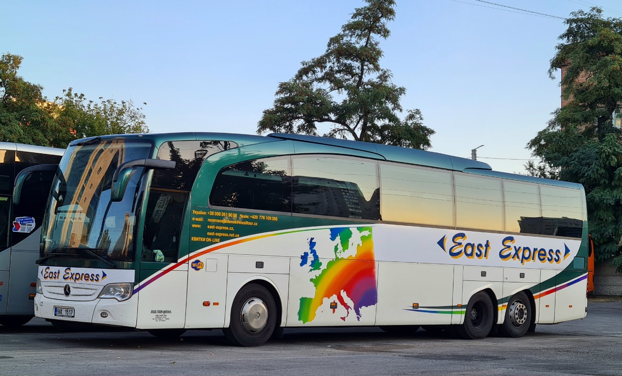 Чехия, Mercedes-Benz Travego II M Edition 1 16RHD № 9AK 1517