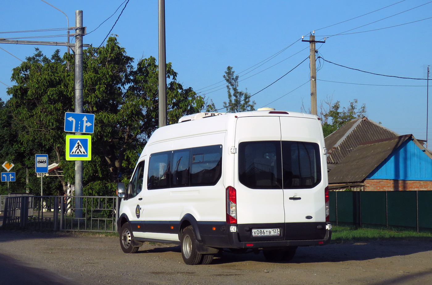 Краснодарский край, Ford Transit FBD [RUS] (Z6F.ESG.) № Х 086 ТВ 123