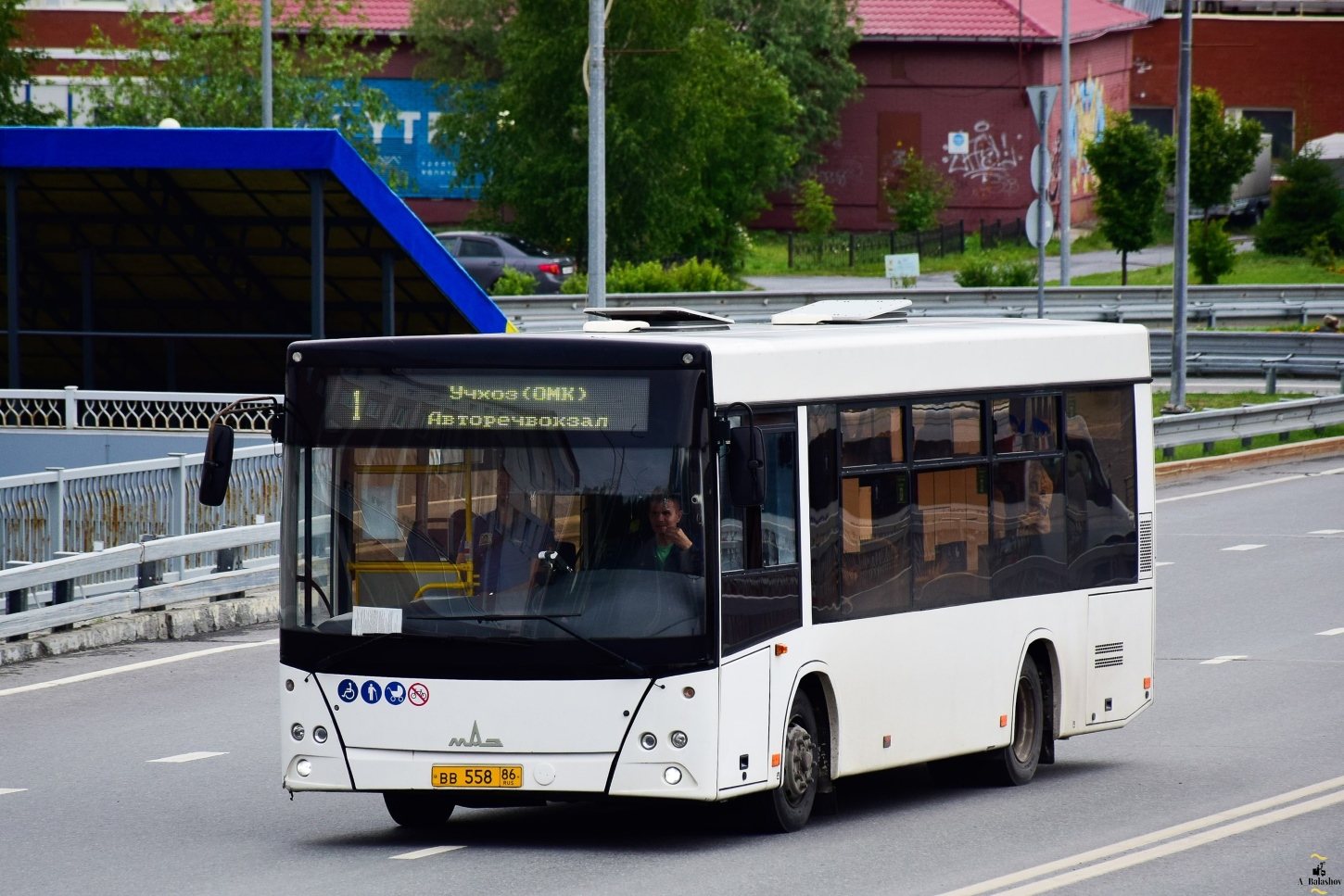 Ханты-Мансийский АО, МАЗ-206.086 № ВВ 558 86