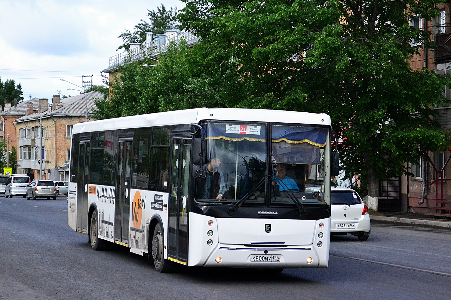 Красноярский край, НефАЗ-5299-20-52 № К 800 МУ 124