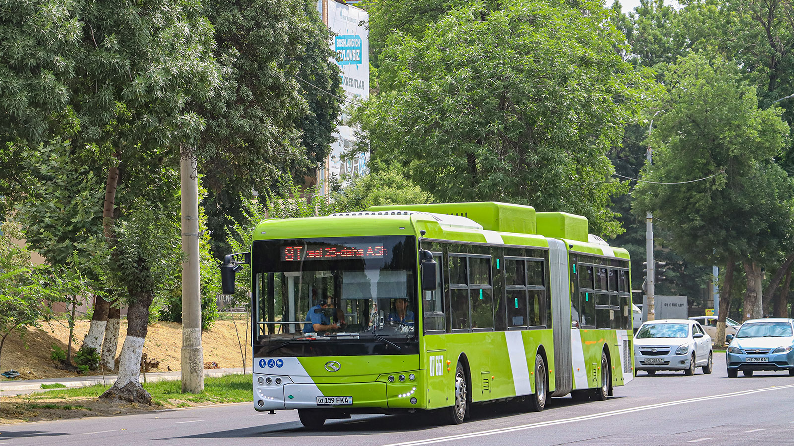 Узбекистан, King Long XMQ6180G № 07667