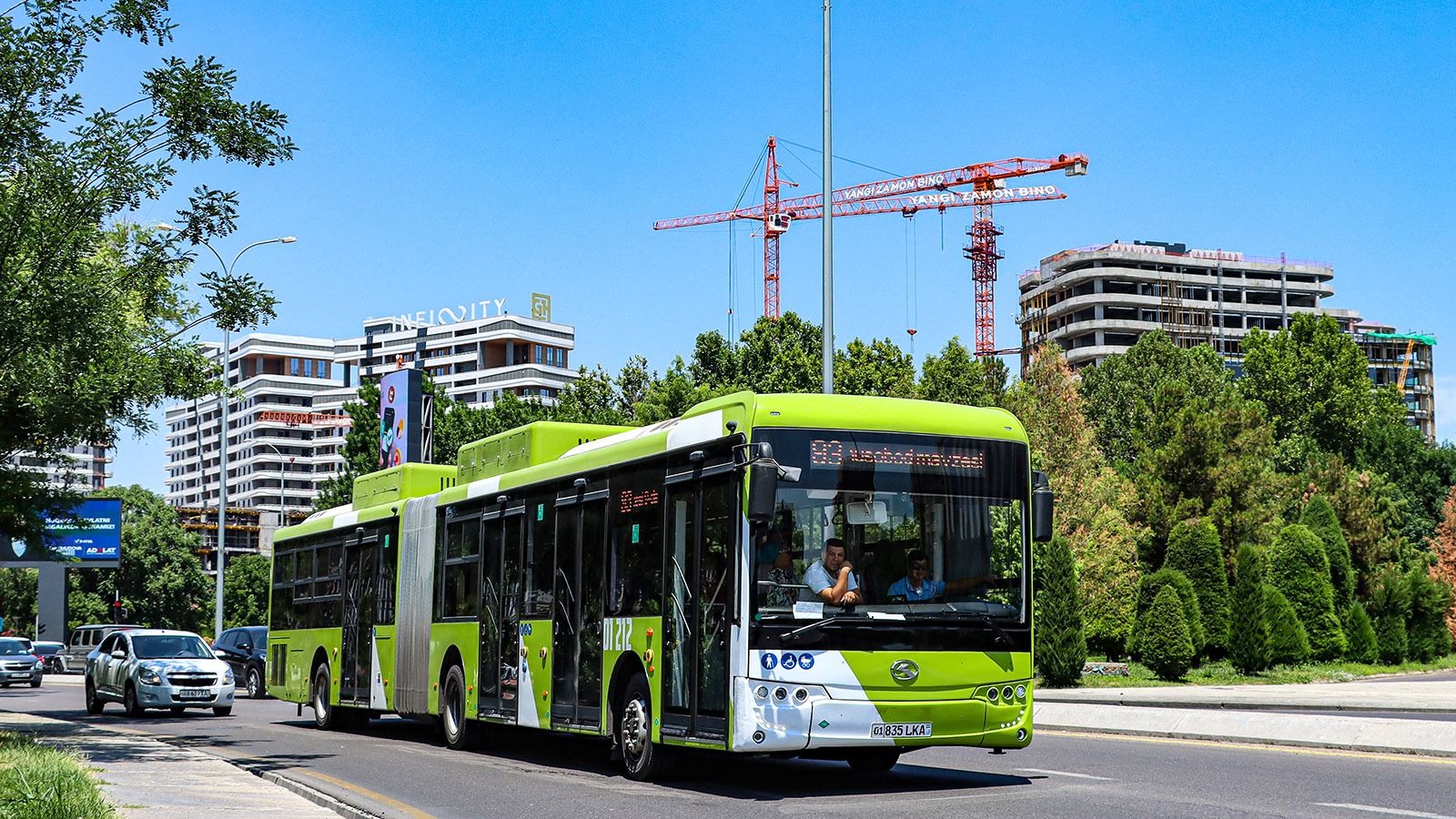 Узбекистан, King Long XMQ6180G № 01212