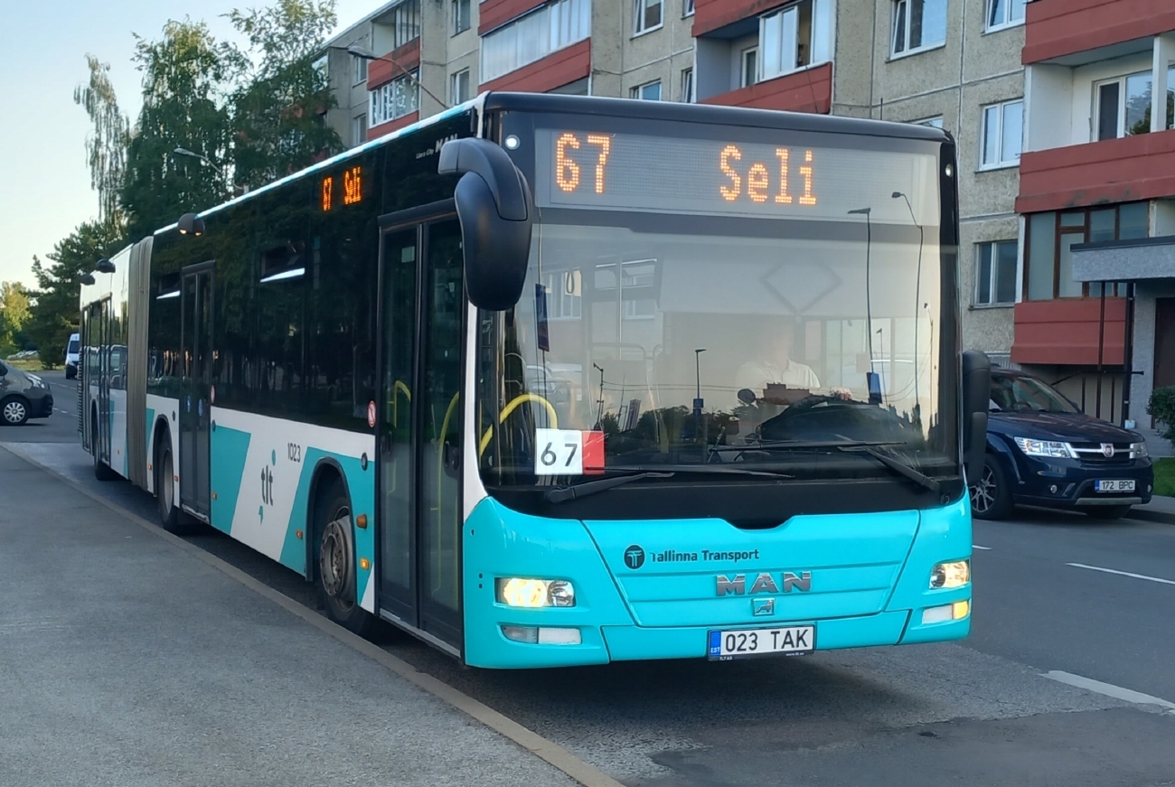 Эстония, MAN A40 Lion's City GL NG323 № 1023