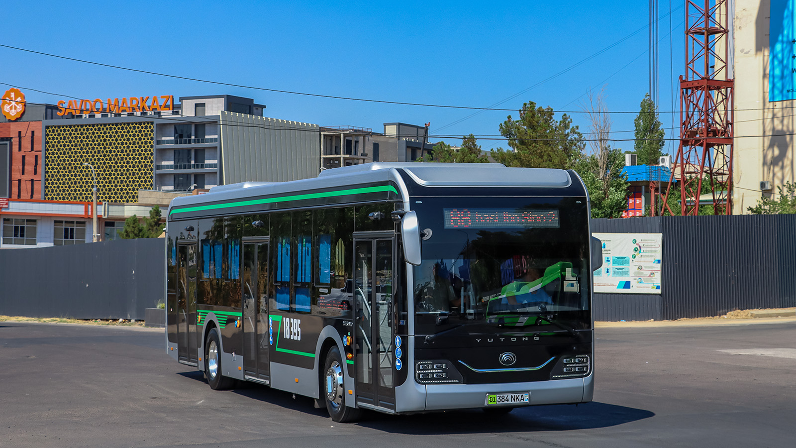 Узбекистан, Yutong ZK6126BEVG № 18395