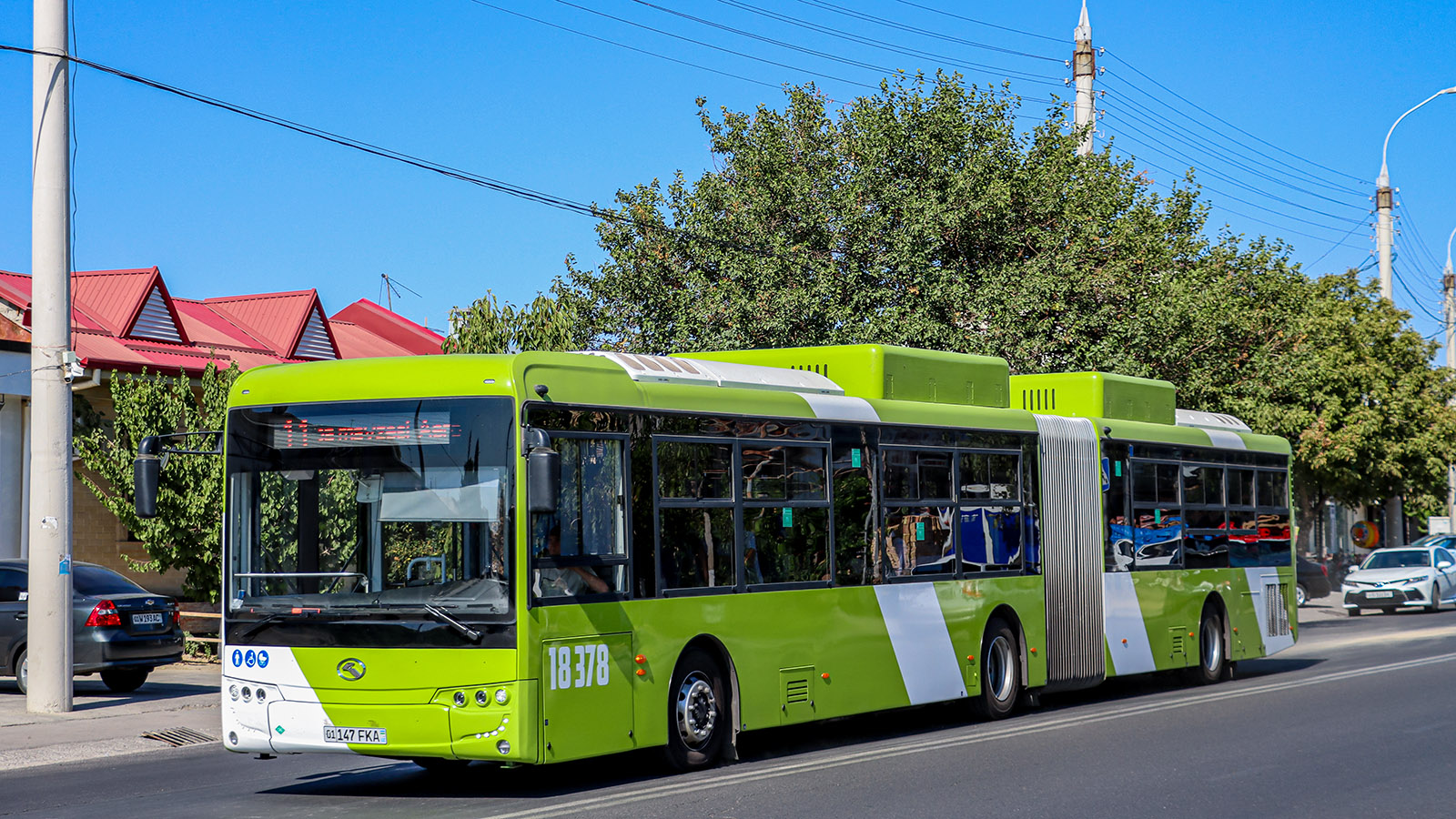 Узбекистан, King Long XMQ6180G № 18378 Узбекистан, King Long XMQ6180G № 18378
