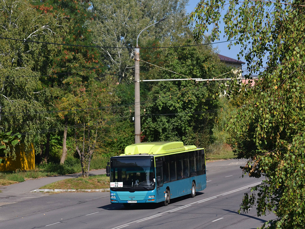 Волынская область, MAN A21 Lion's City NL243 CNG № AC 3542 EM