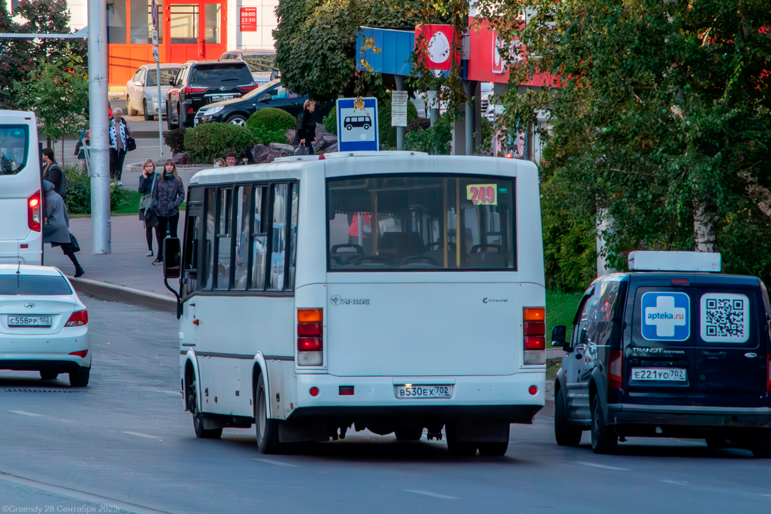 Башкортостан, ПАЗ-320412-05 № В 530 ЕХ 702