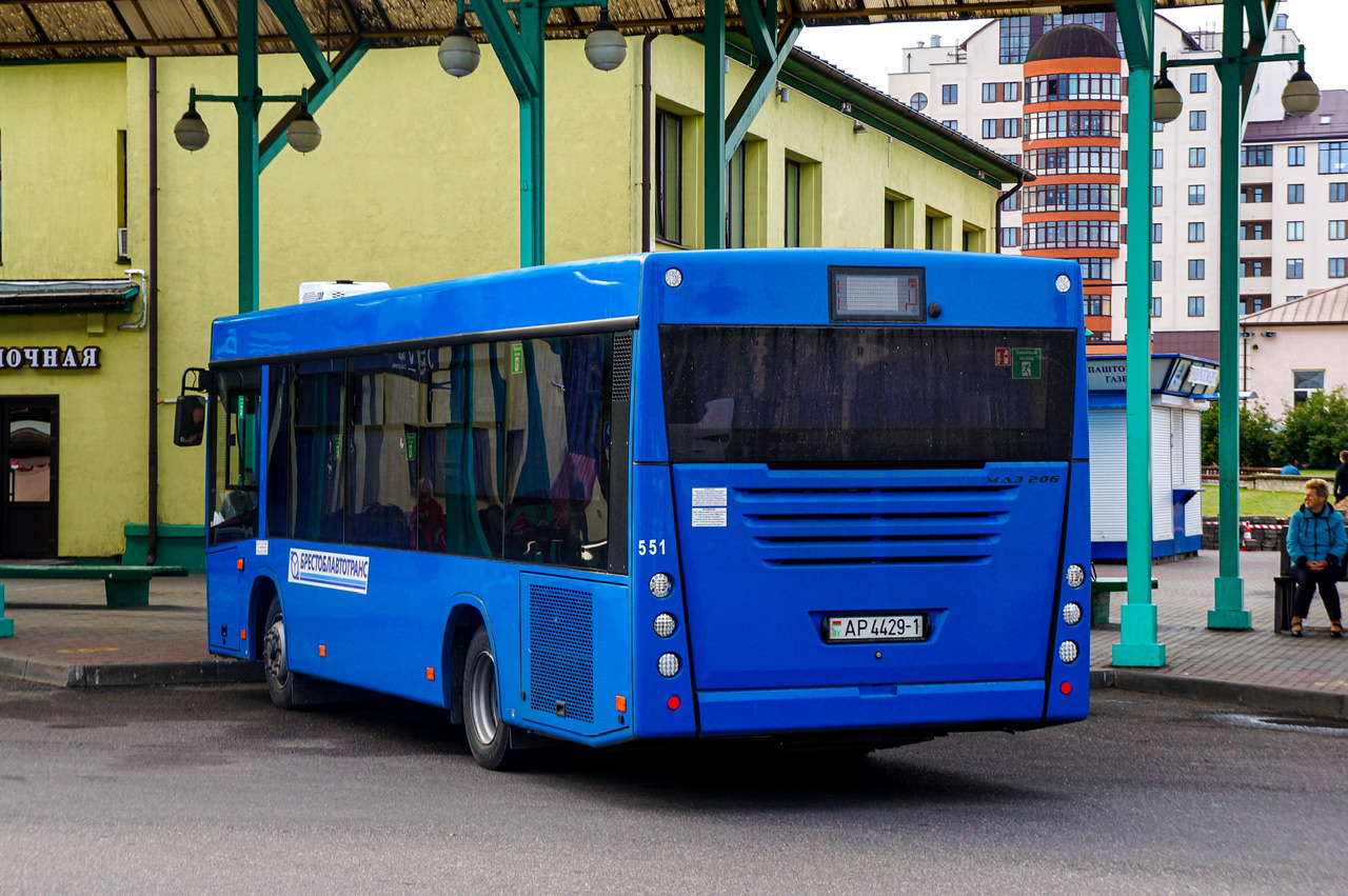 Брестская область, МАЗ-206.047 № 00551