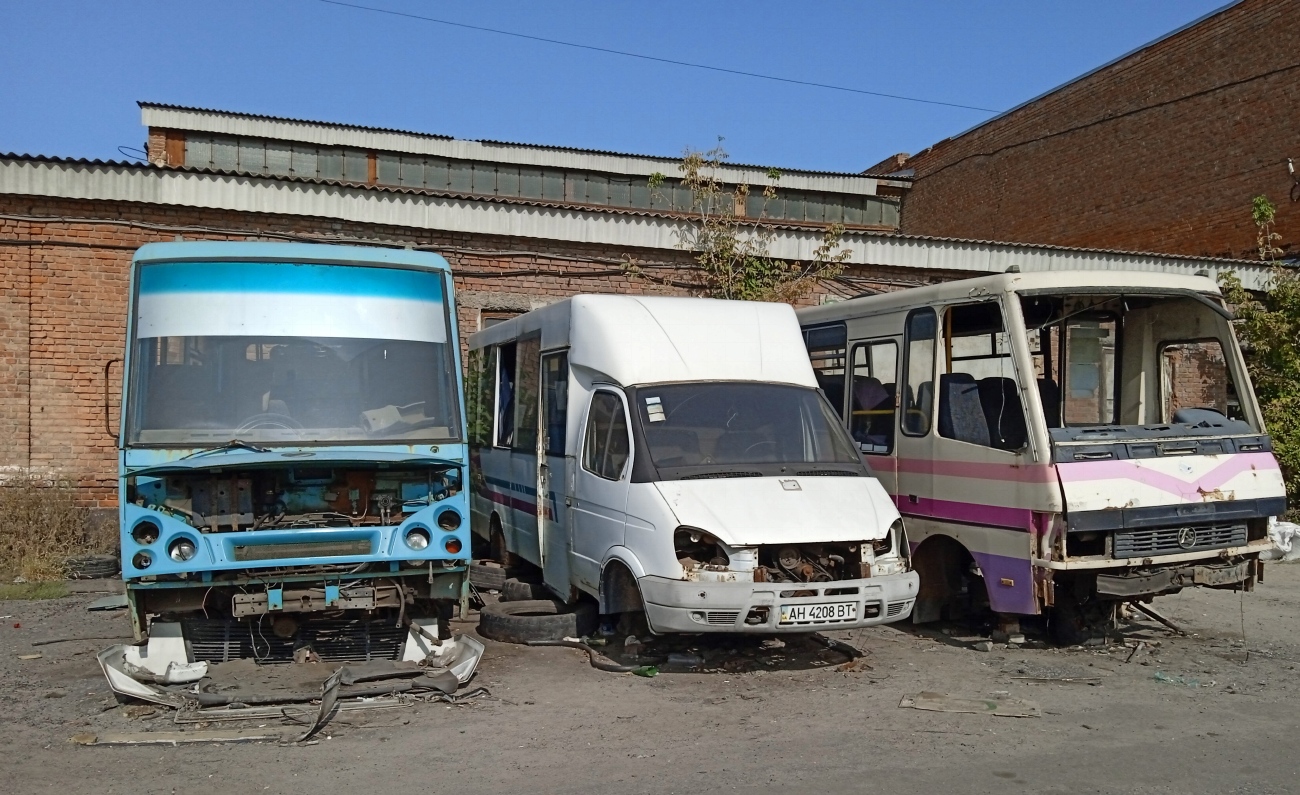 Донецкая область, I-VAN A07A1-631 № AH 1210 KB; Донецкая область, Рута СПВ А048.3 № AH 4208 BT; Донецкая область, БАЗ-А079.23 "Мальва" № AH 7989 KB
