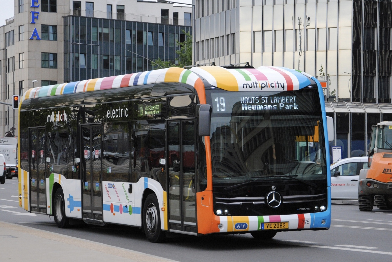 Люксембург, Mercedes-Benz eCitaro № 775 Люксембург, Mercedes-Benz eCitaro № 775