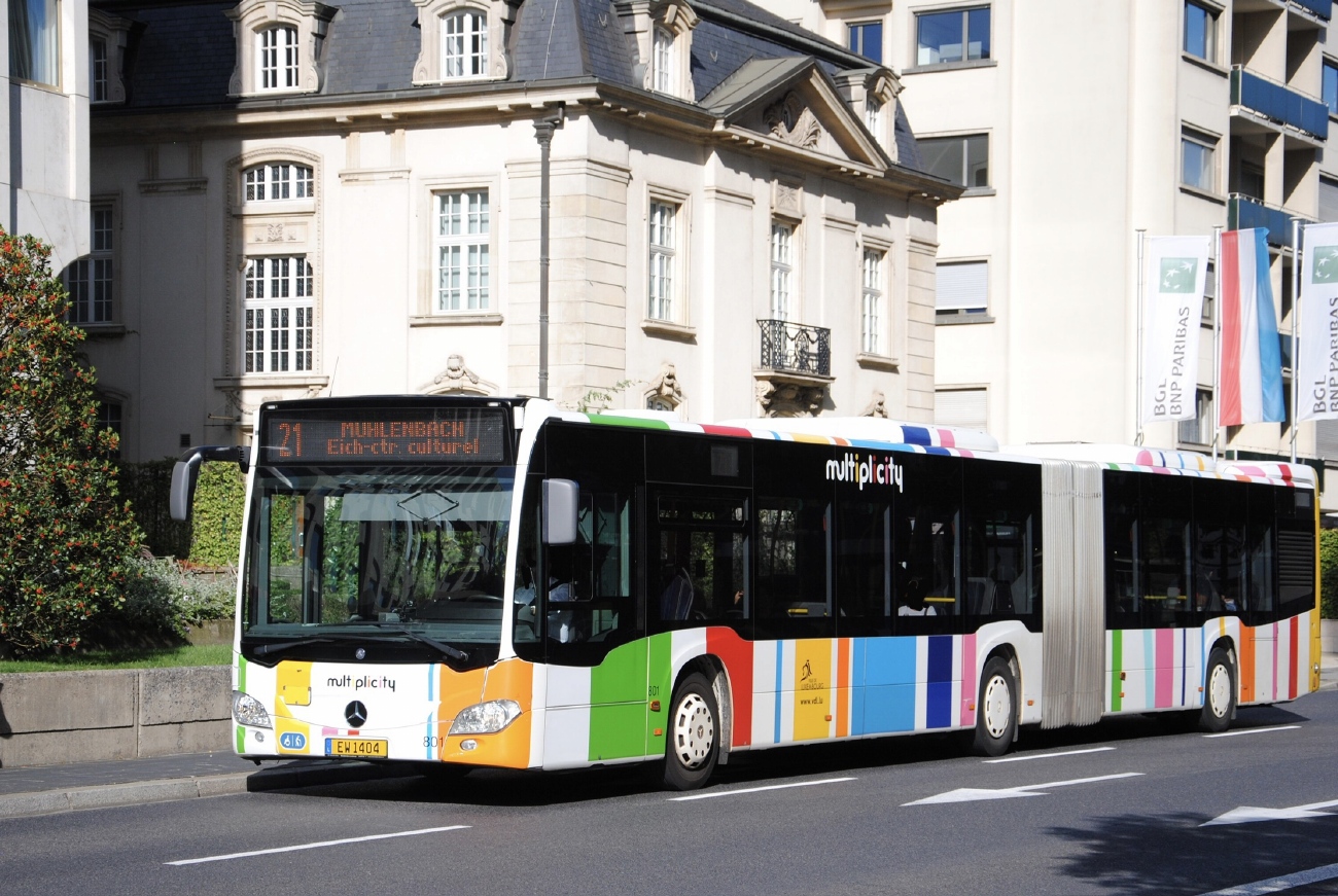 Люксембург, Mercedes-Benz Citaro C2 G № 801