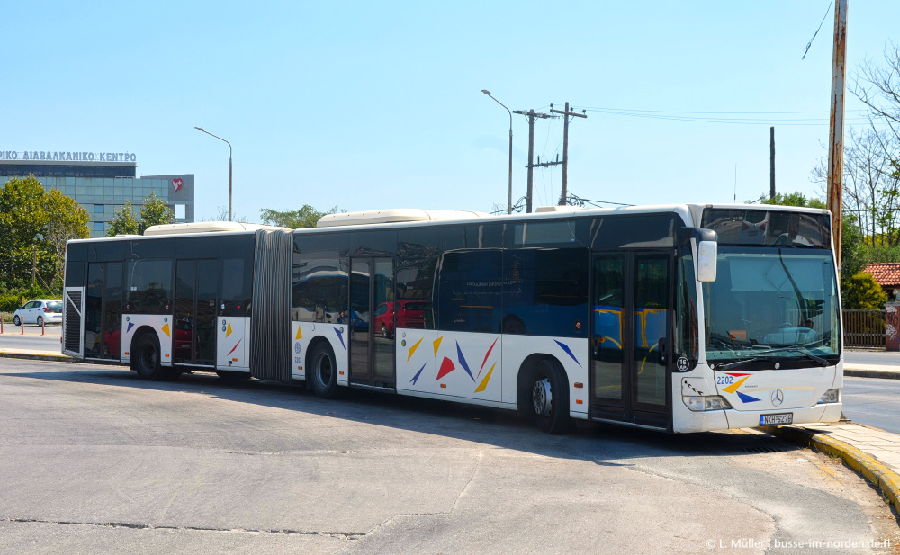 Греция, Mercedes-Benz O530G Citaro facelift G № 2202