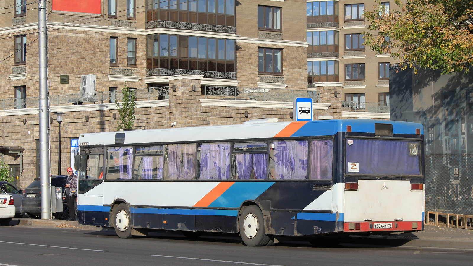 Kraj Krasnojarski, Mercedes-Benz O405N Nr В 524 МТ 124