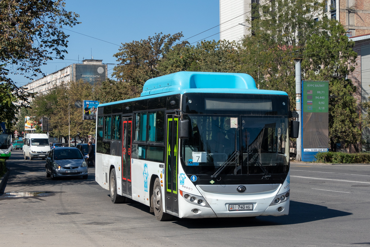 Кыргызстан, Yutong ZK6108HGH № 01 740 AG
