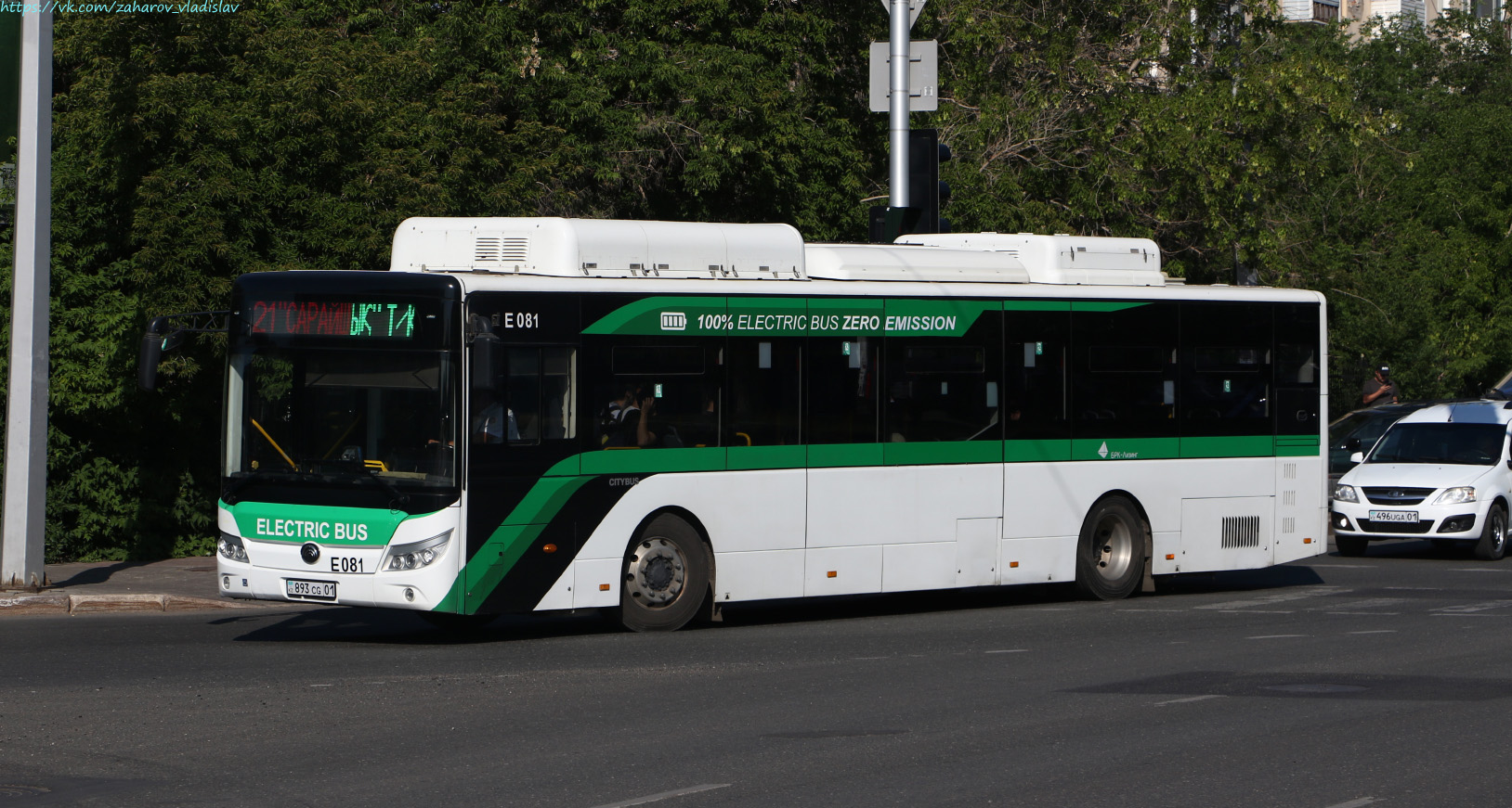 Астана, Yutong E12LF (ZK6128BEVG) (СарыаркаАвтоПром) № E081