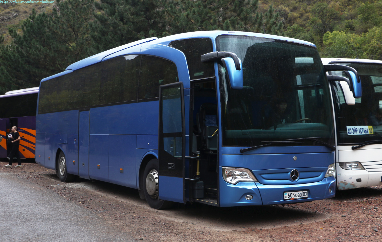 Алматы, Mercedes-Benz Travego II 15RHD № 605 QQO 02 Алматы, Mercedes-Benz Travego II 15RHD № 605 QQO 02