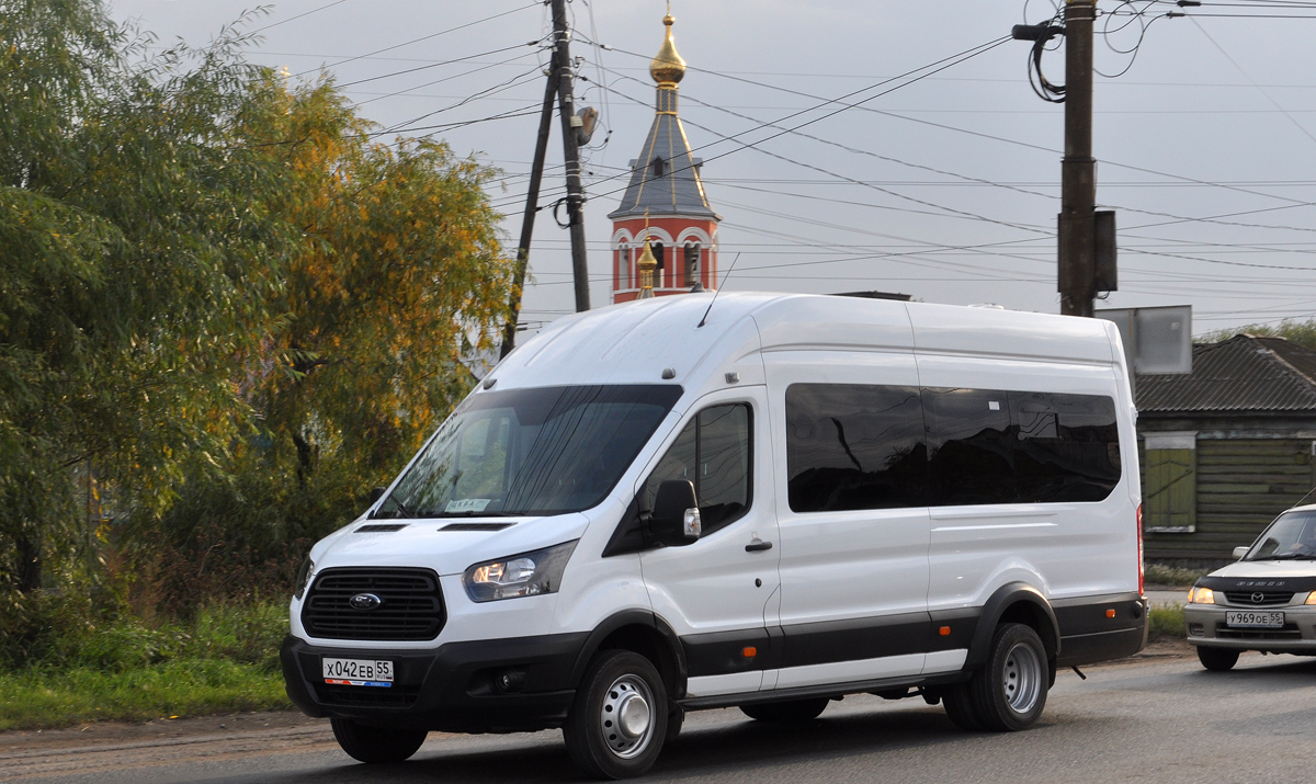 Омская область, Нижегородец-222700 (Ford Transit FBD) № Х 042 ЕВ 55