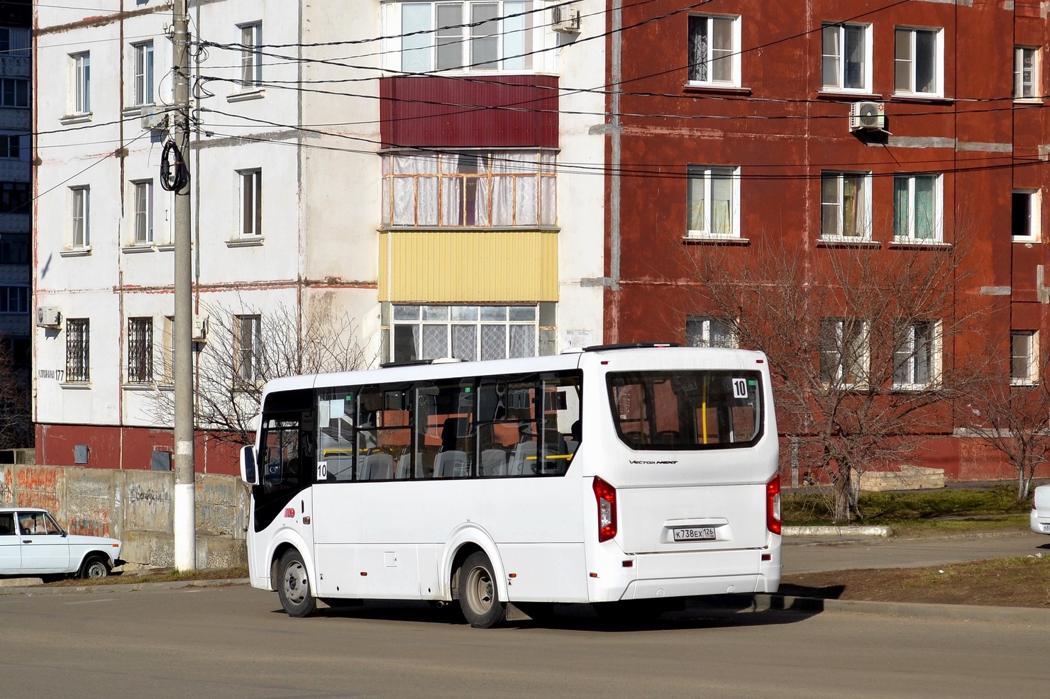 Stavropol region, PAZ-320436-04 "Vector Next" № К 738 ЕХ 126